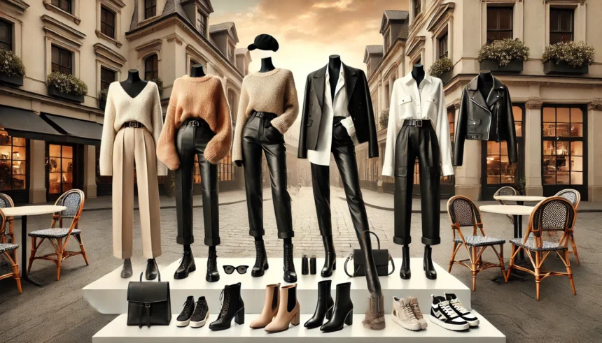 Black Leather Pants Outfit Ideas