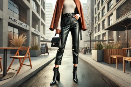 Faux Leather Pants Outfit